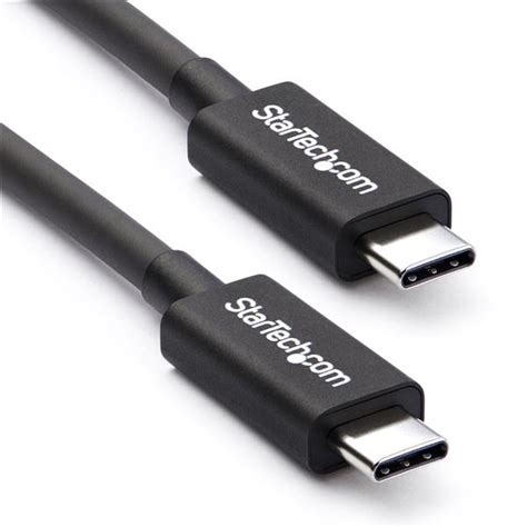 Thunderbolt 3 (40Gbps) USB-C Cable, 0.5 m | Thunderbolt Cables | StarTech.com