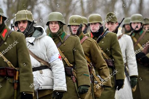 Traditionkeepers Dressed Soldiers 2nd Hungarian Army Editorial Stock ...