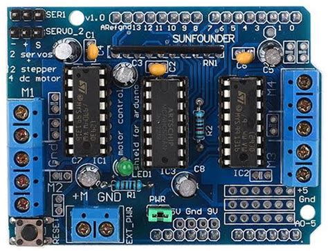 Connect L293D Motor Shield to ESP32 - Robotics - Arduino Forum