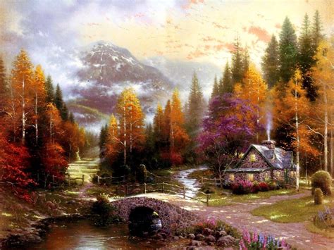 Groups / Artist of Nature / Conversations / Thomas Kinkade ... | Thomas kinkade paintings ...