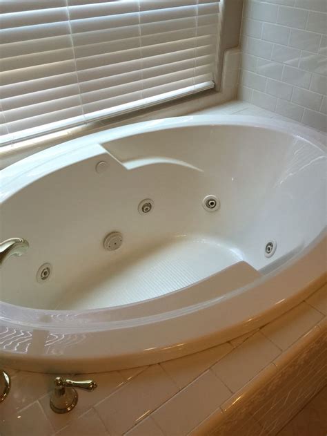 Master bath garden tub soaker with jets. Heaven. | Bathroom vanity ...