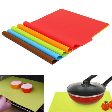 Baking Trays Silicone Extra Large Thick Baking Sheet/Work Mat/Oven Tray Liner/Pastry/Pizza OK ...