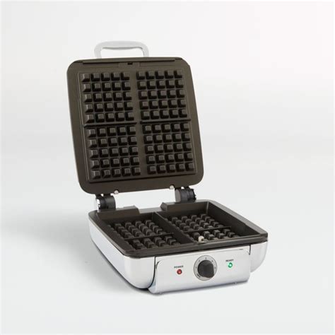 All-Clad 4-Slice Stainless Steel Waffle Maker with Removable Plates ...