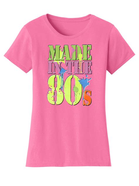 Gravity Trends - Women's Made in the 80's T Shirt - Hot Pink - Small - Walmart.com - Walmart.com