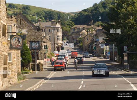 Main Rd Hathersage Derbyshire Stock Photo - Alamy