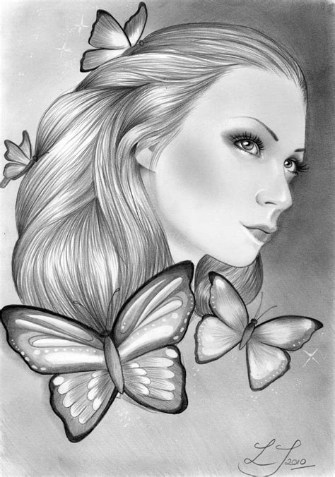 Butterfly Girl by Silens-Somnium on DeviantArt