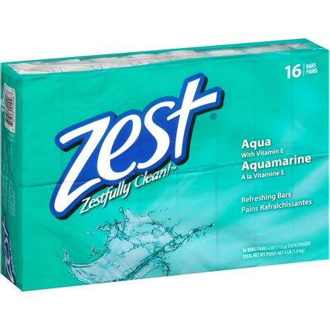 Zest® Aqua Refreshing Soap 16-4 oz. Bars - Walmart.com - Walmart.com