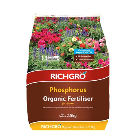 Richgro 2.5kg Mega Booster Phosphorus Organic Fertiliser | Bunnings ...