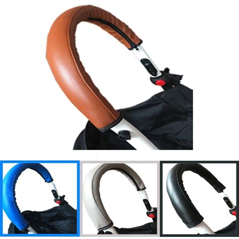 2018 Baby stroller Handle PU Leather Pushchair Armrest Case Protective ...