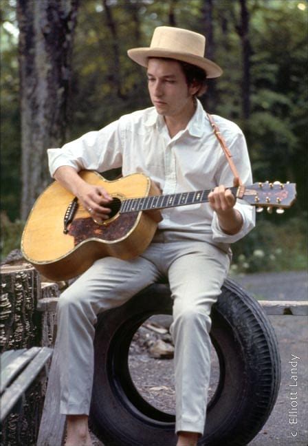 Bob Dylan, outside his Byrdcliffe home, Saturday Evening Post session ...