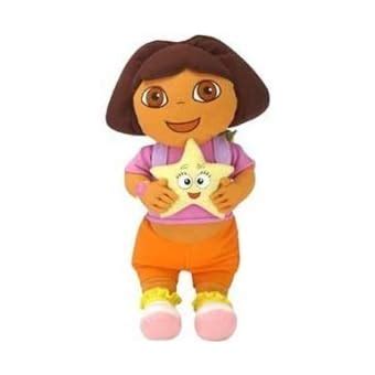 Nick Jr Dora The Explorer Cuddle Pillow - Dora Star Catcher Plush ...