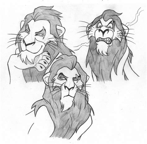 Scar from The Lion King - Pencil sketch by Giorgio-Amatteis on DeviantArt