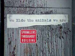 "We hide the animals we are." | Sign, Brooklyn | Rich Mitchell | Flickr