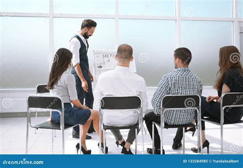 Group of Business People at a Business Presentation Stock Image - Image of meeting, explaining ...