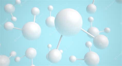 Premium Photo | 3d illustration of water molecule model.