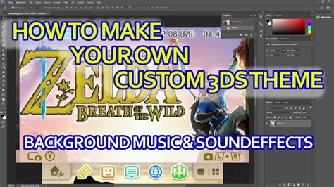 Zelda Breath of the Wild 3DS Custom Theme how to create 3DS custom Theme - YouTube