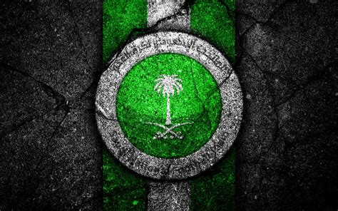 Download Emblem Logo Soccer Saudi Arabia Saudi Arabia National Football Team Sports 4k Ultra HD ...