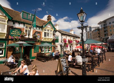 UK Dorset Poole Old Town Quay Jolly Sailor and Lord Nelson seafront Stock Photo: 8685434 - Alamy