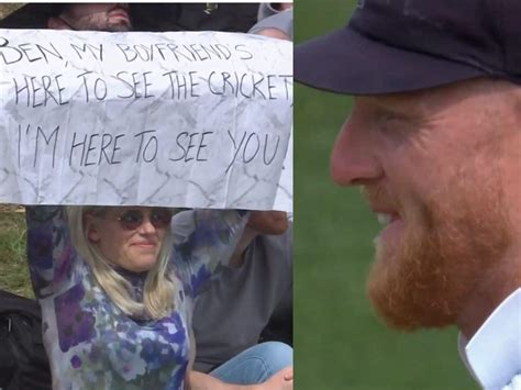 WATCH- 'Ben, my boyfriend...': Ben Stokes Hilarious Reaction To Female Fan's Placard