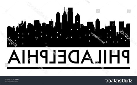 Philly Skyline Vector at GetDrawings | Free download