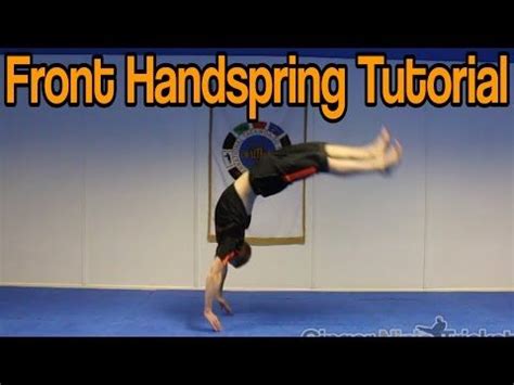 How to Front Handspring | GNT Tutorial - YouTube | Tutorial, Gymnastics, Flexibility