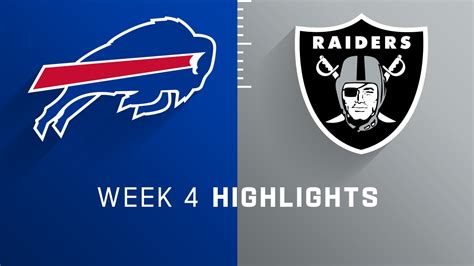 Buffalo Bills vs. Las Vegas Raiders highlights | Week 4