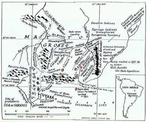 Old Maps, Expeditions and Explorations: COLONEL PERCY HARRISON FAWCETT