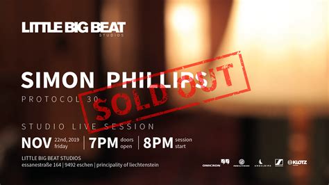 SIMON PHILLIPS – STUDIO LIVE SESSION | LITTLE BIG BEAT