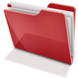 Red Folder Icon at Vectorified.com | Collection of Red Folder Icon free ...