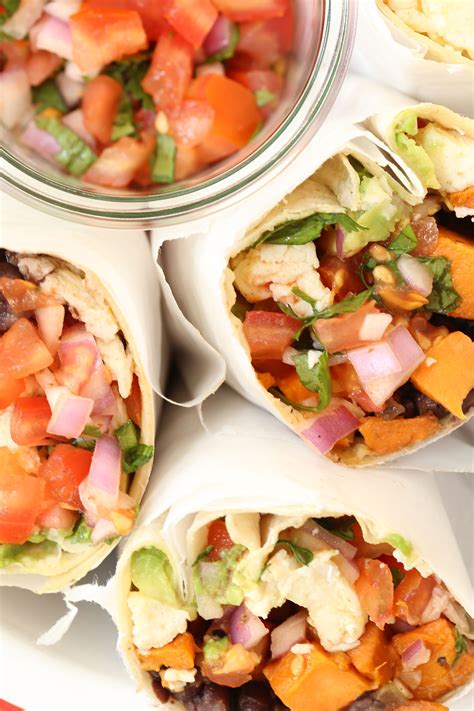 Healthy Breakfast Burritos - The Harvest Kitchen