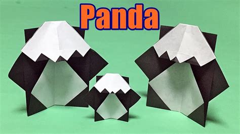 Origami Panda Easy Instructions - How to Make a Paper Panda Easy but ...