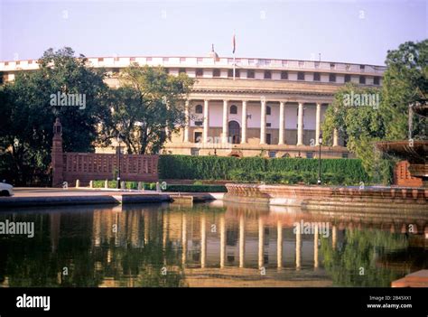 Parliament Of India, Parliament House, Sansad Bhavan, New Delhi, India, Asia Stock Photo - Alamy