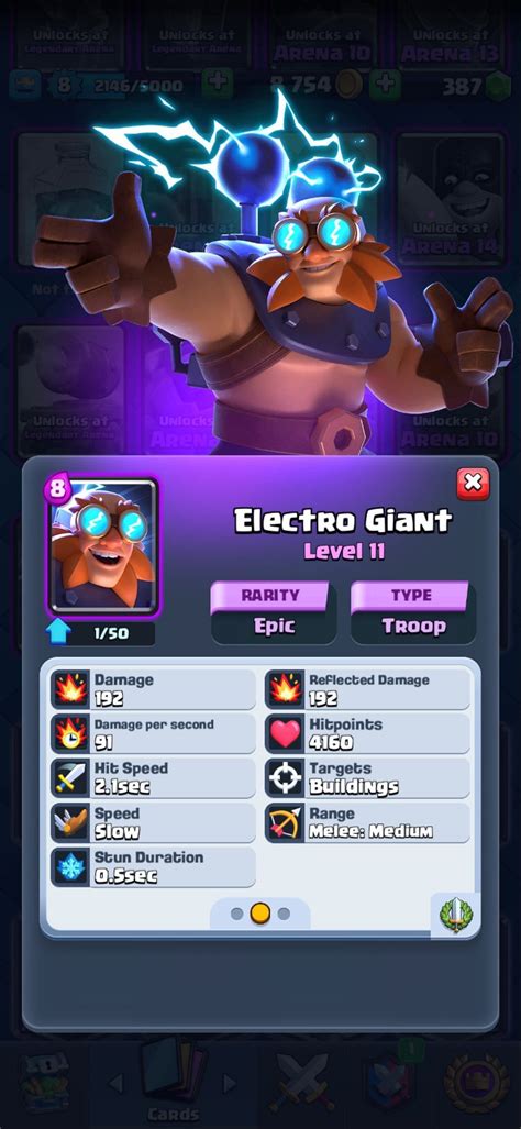 How to unlock Electro Giant in Clash Royale