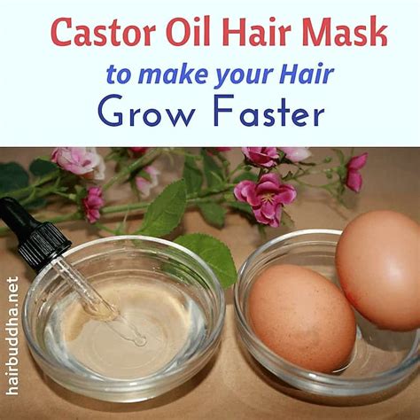 Castor Oil Hair Mask to Grow Your Hair Faster and Thicker - hair buddha