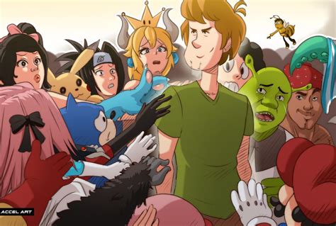 Anime Shaggy Fan Art : Currently, fans (and lillard) are trying to get shaggy added as a guest ...