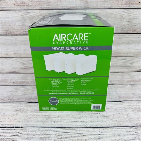 Aircare HDC12 Super Wick Replacement Humidifier Filters 4PK For HD1409 EA1407 43129256064 | eBay