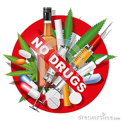 No Drugs Stock Vector - Image: 52687162