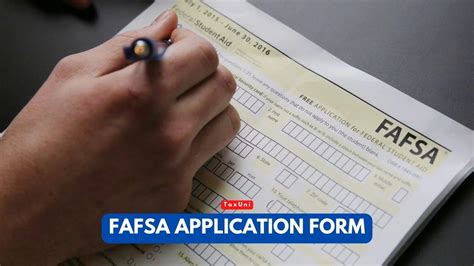 FAFSA Application Form 2024 - 2025