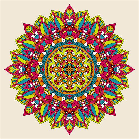 Colourful mandala design 204248 Vector Art at Vecteezy