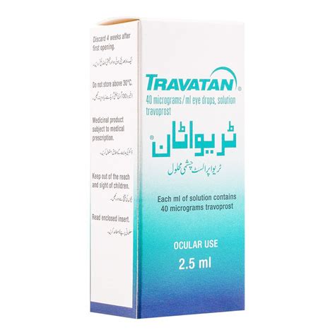 Order Novartis Pharmaceuticals Travatan Eye Drops, 2.5ml Online at Special Price in Pakistan ...