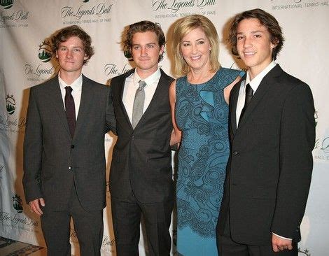 Chrissy Evert and Her Teenage Sons