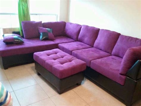 Pin by Teresa Langston on I LOVE PURPLE | Purple sofa, Purple home decor, Purple leather sofas