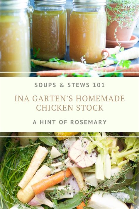 ina garten’s homemade chicken stock | Recipe | Homemade chicken stock ...