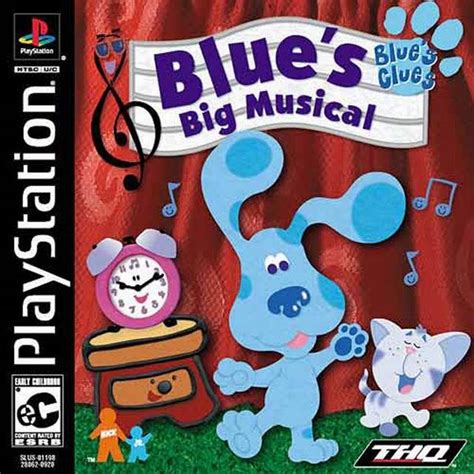 Blues Clues Blues Big Musical Sony Playstation