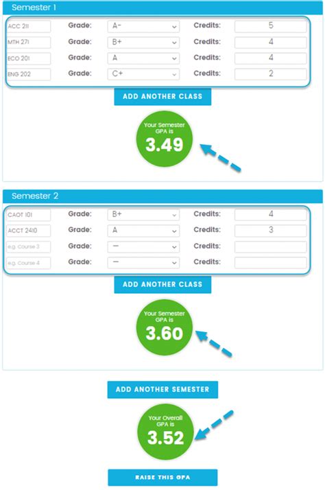 College GPA Calculator