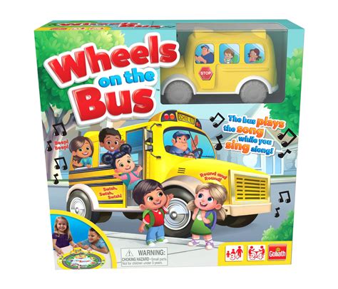 Wheels On The Bus Board Game - The Bus Plays The Song While You Sing ...