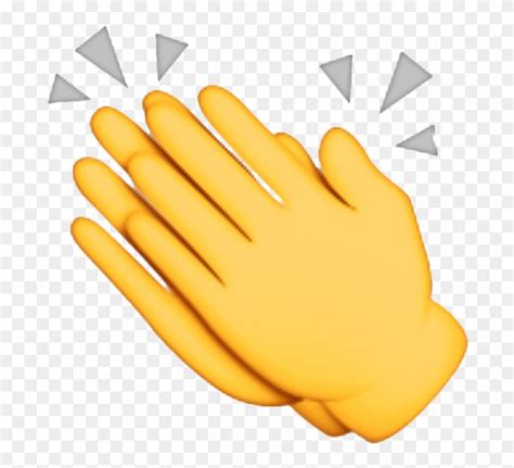 Clapping Emoji Png, Transparent Png - 690x685(#3144216) - PngFind