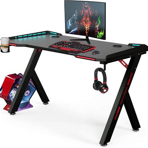 RGB Lighting Home Office Desk Gaming Desk