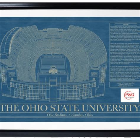 Ohio State Football Stadium Wall Art - Etsy