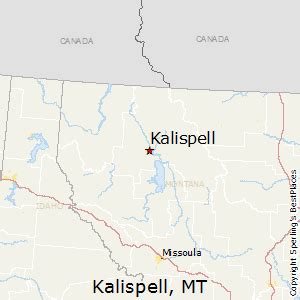 Kalispell Montana Map